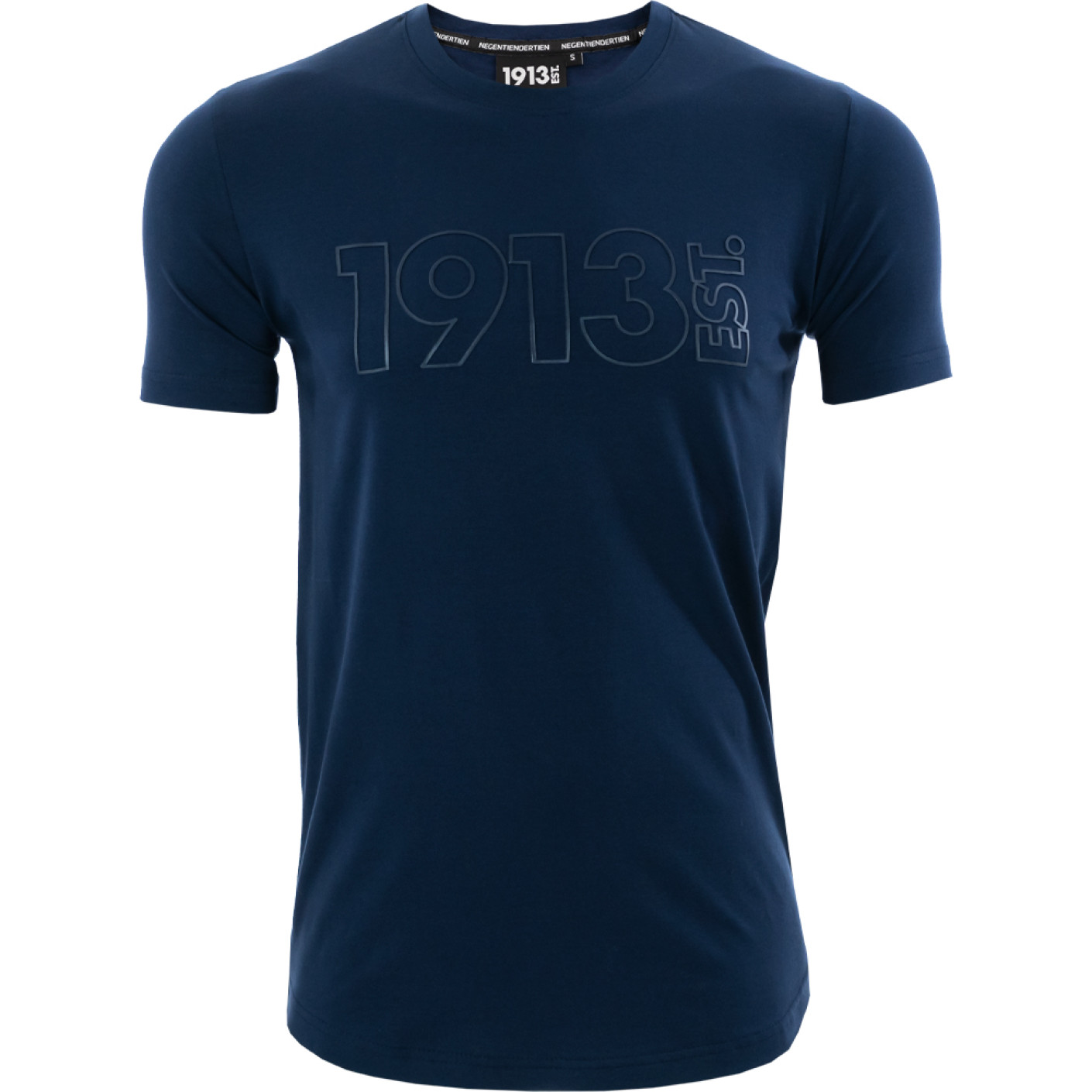 1913 T-shirt d.blauw Outline