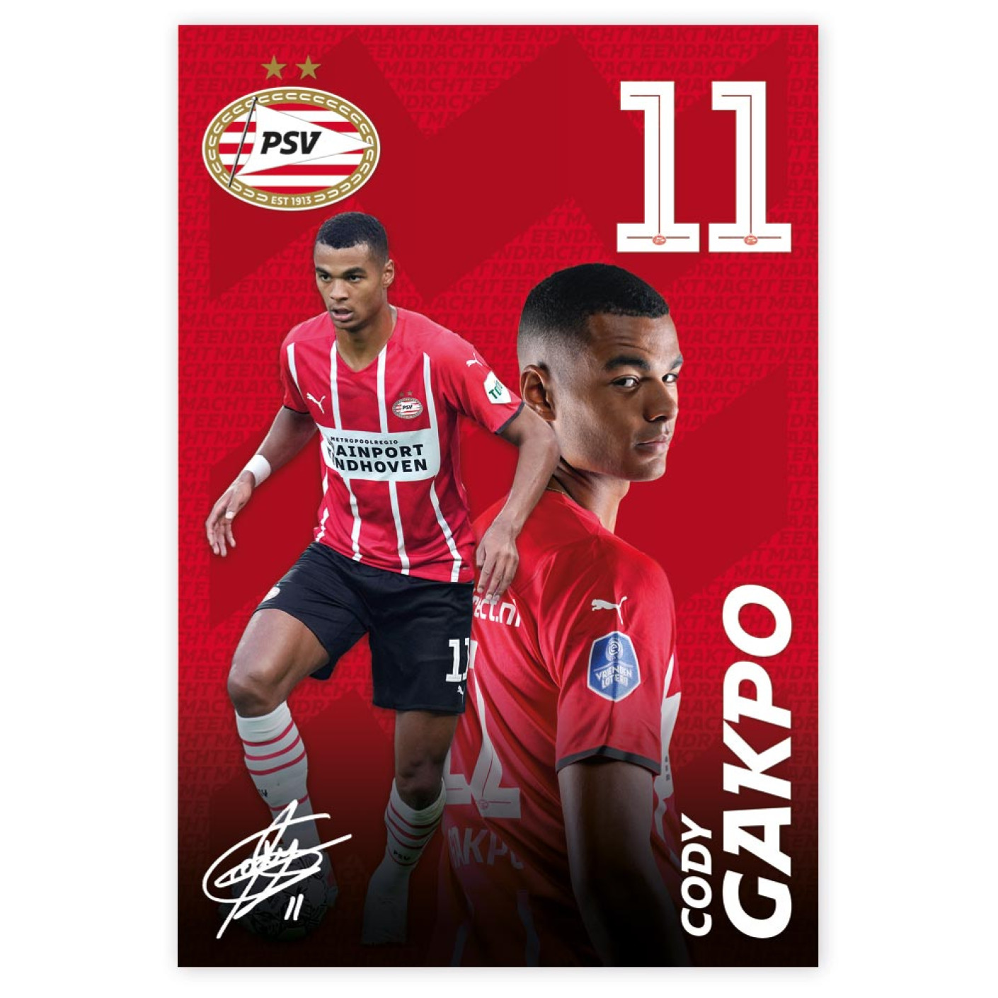 PSV Poster Gakpo 21-22