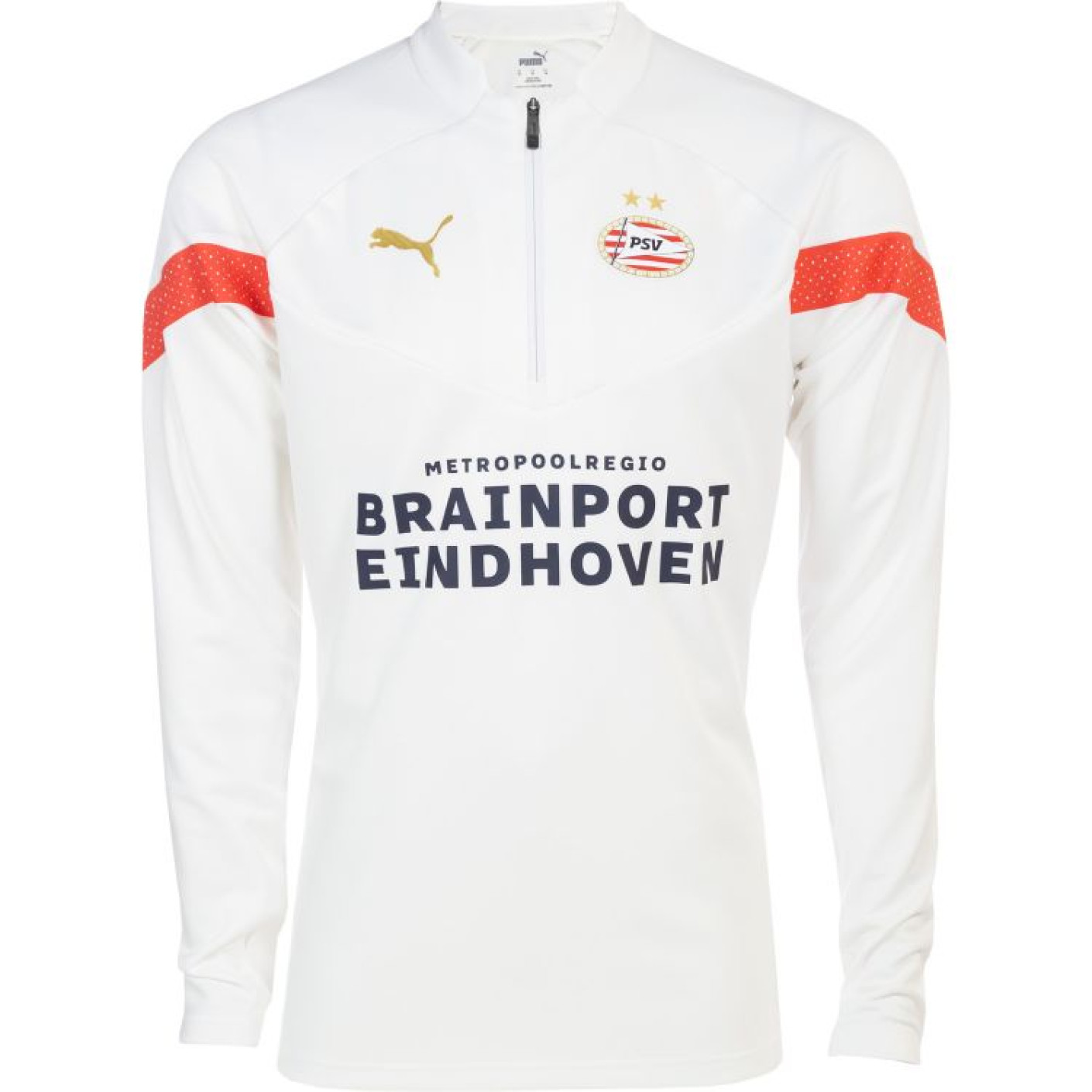 PSV Trainingssweater ¼ Rits 22/23 JR White