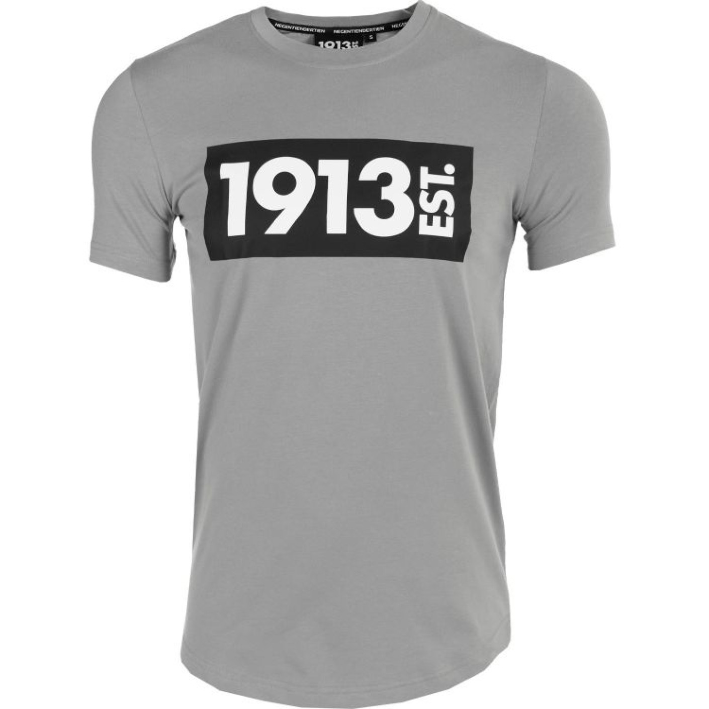 1913 T-shirt Grijs Block