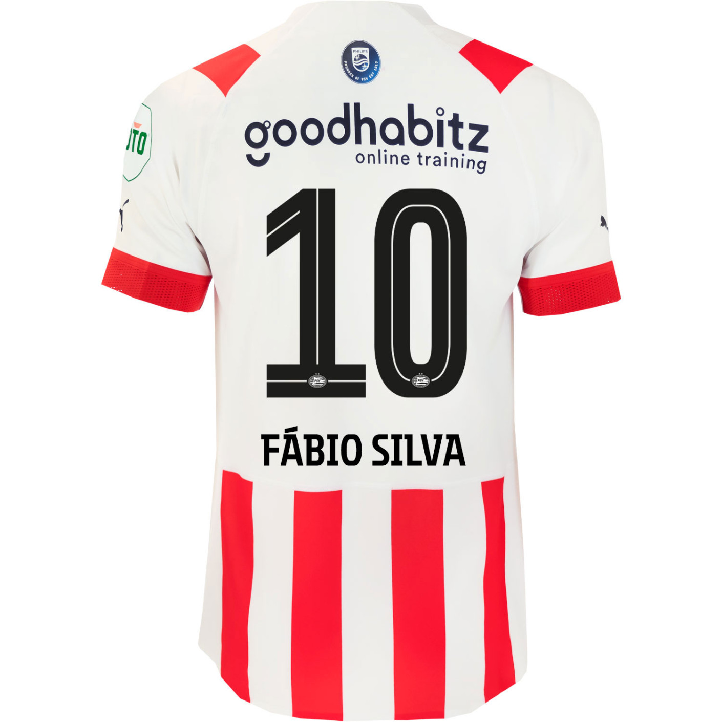 PSV Fábio Silva 10 Thuisshirt Authentic 22/23