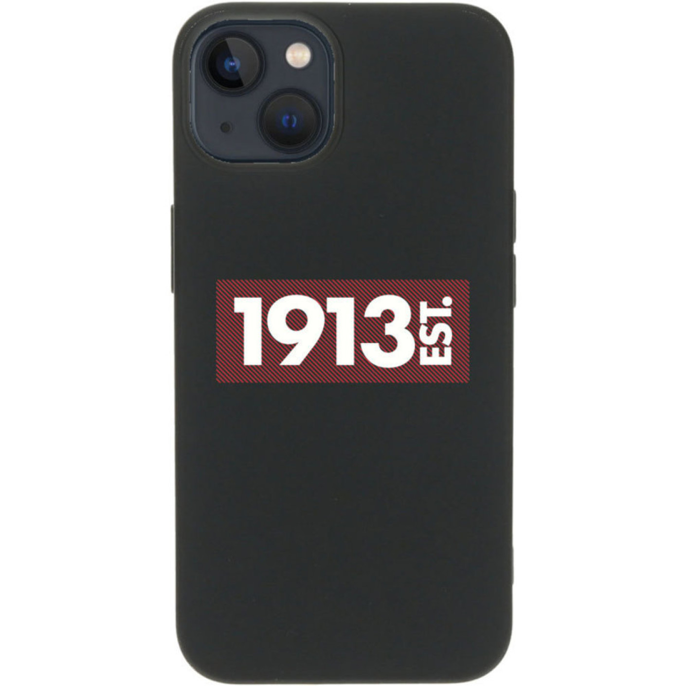PSV 1913 Iphone 13 Silicone Cover Rood-Wit