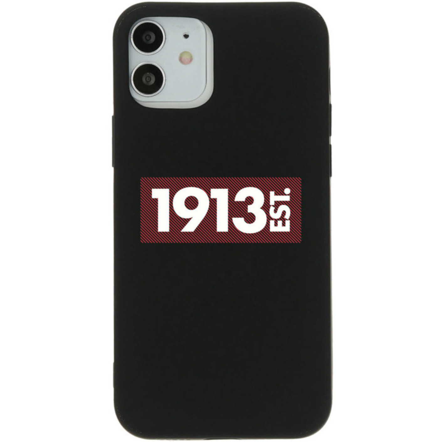 PSV 1913 Iphone 12 Silicone Cover Rood-Wit