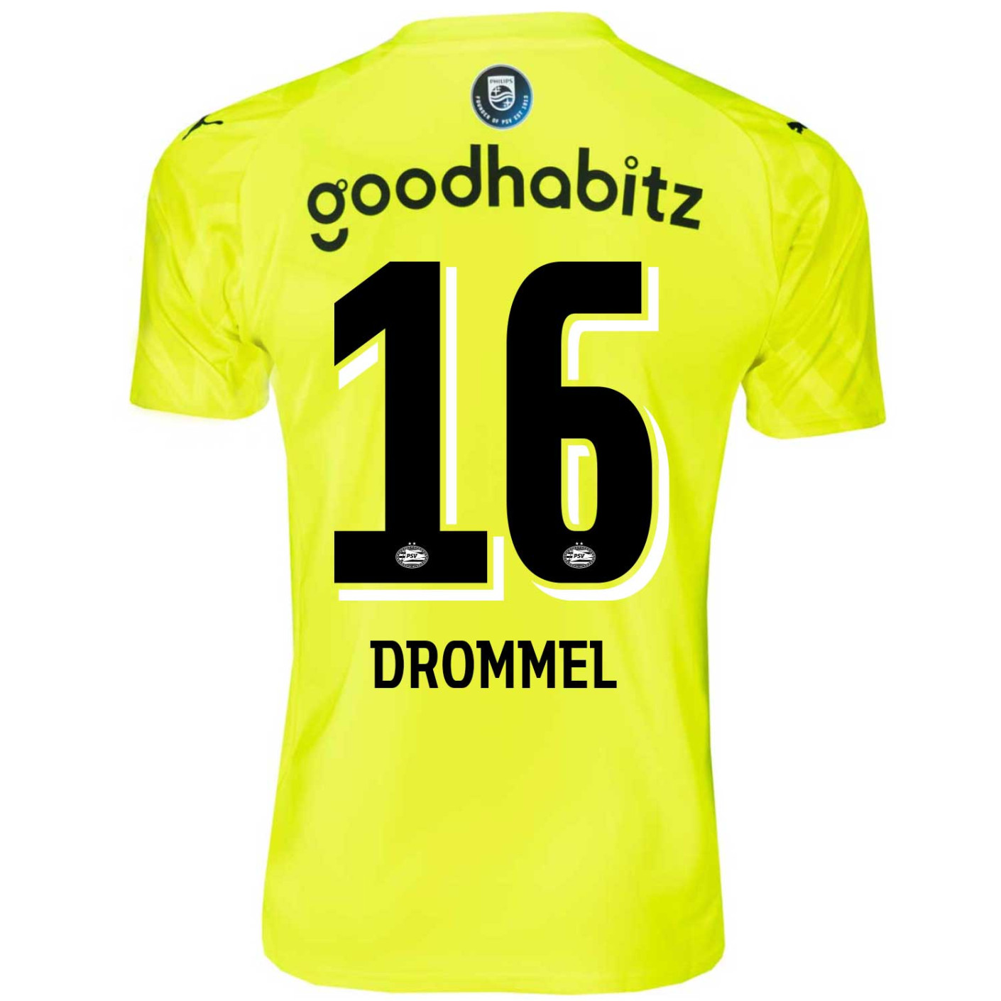 PSV Drommel 16 Keepersshirt Geel 23/24 JR