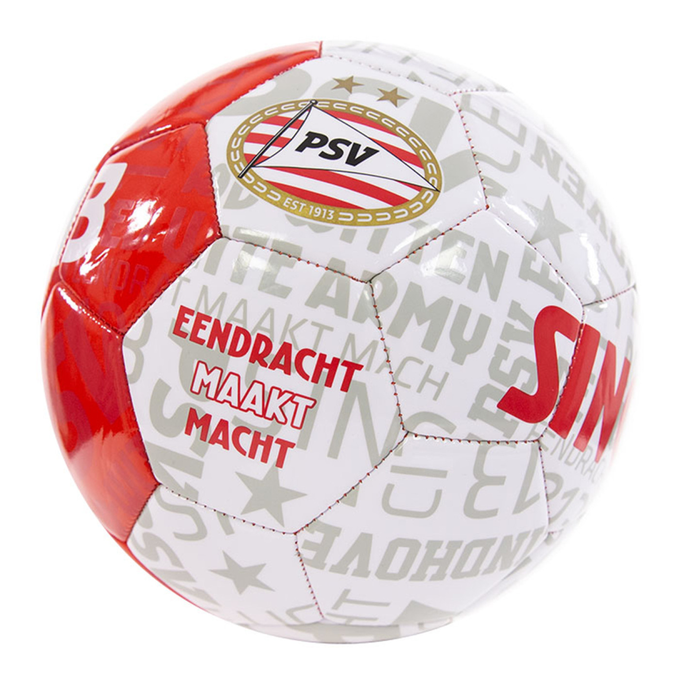 PSV Bal Teksten rood-wit
