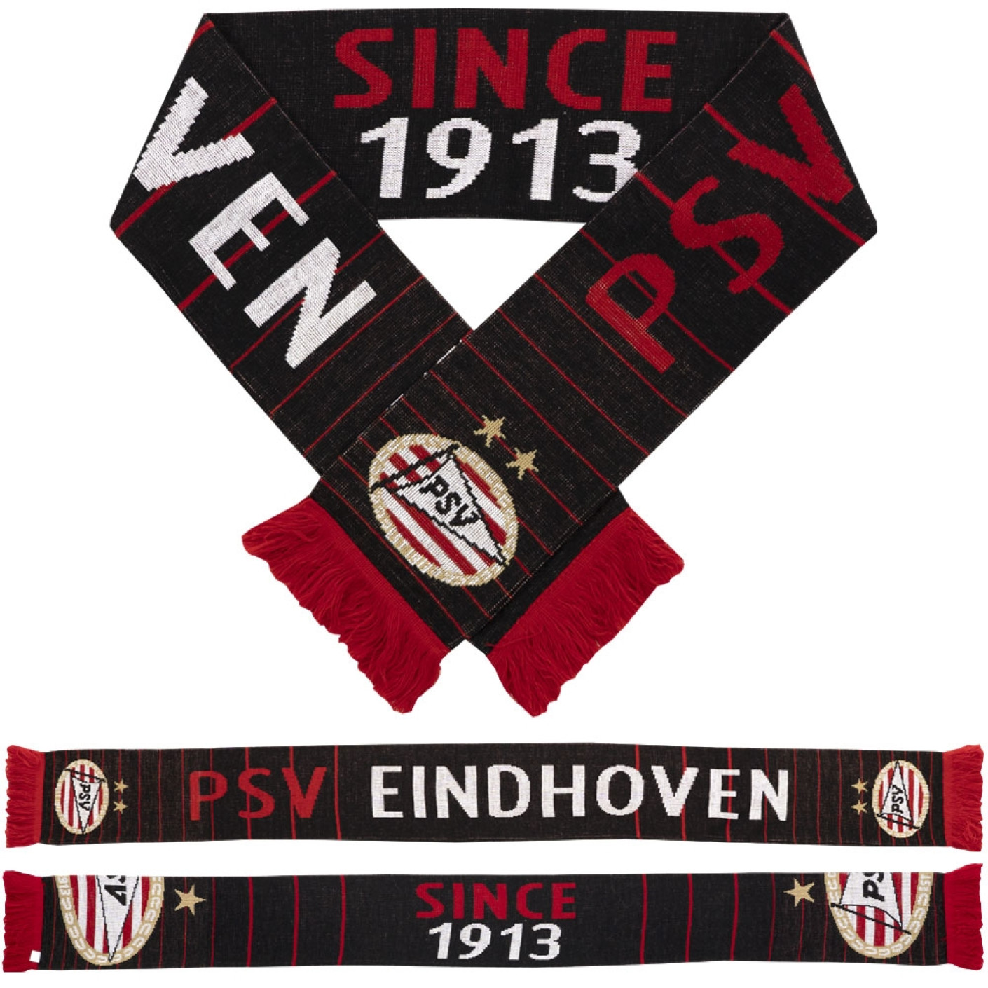 PSV Sjaal Logo Since 1913 zwart