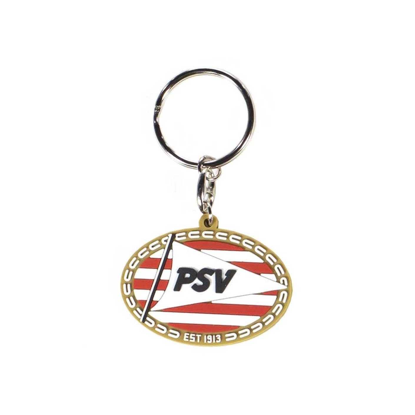PSV Sleutelhanger Rubber Logo
