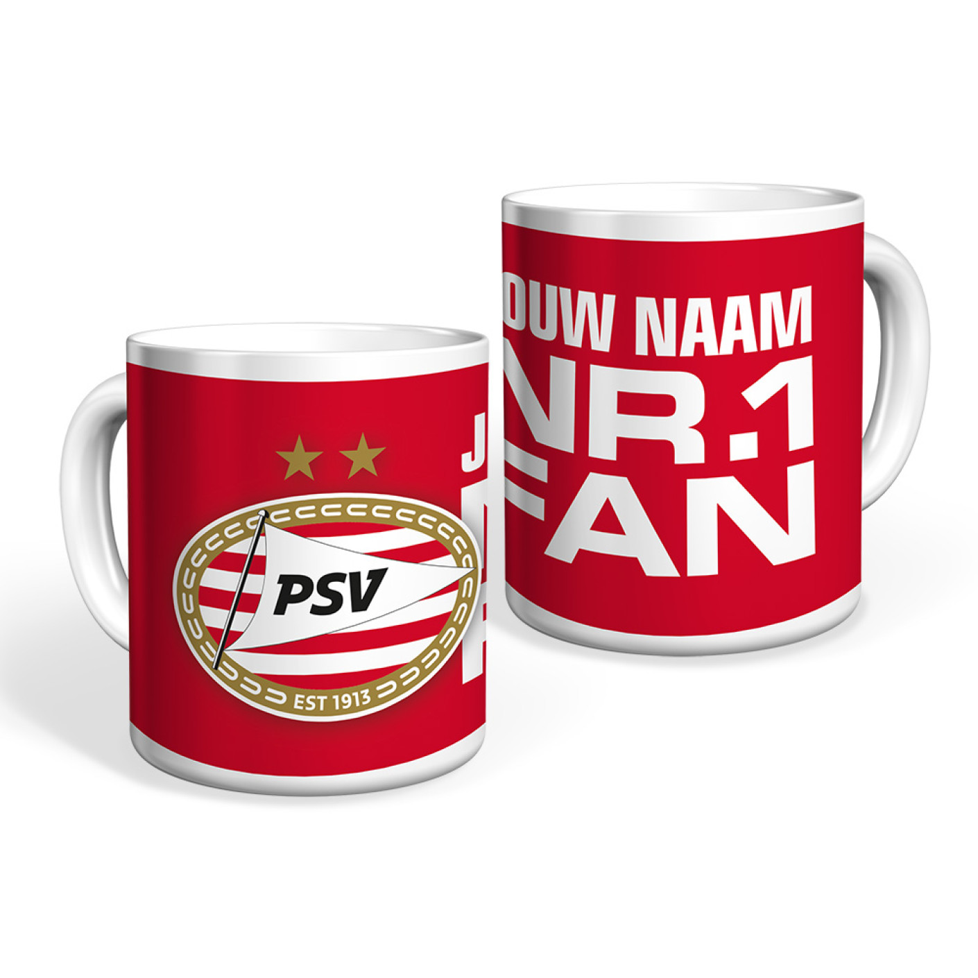 PSV Mok (Nr.1 Fan) Gepersonaliseerd