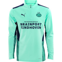 PSV Trainingssweater 1/4 Rits JR Green Glimmer 21/22