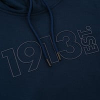 1913 Hooded Sweater d.blauw Outline