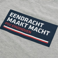 PSV T-shirt EMM Taped grijs