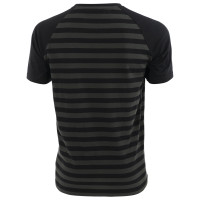 PSV Heritage T-shirt Stripes Zwart Donkergrijs