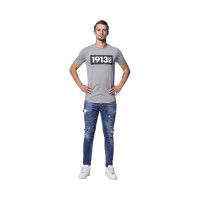 1913 T-shirt Grijs Block