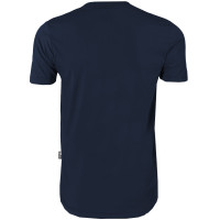 1913 T-shirt Donkerblauw Stripes Wit