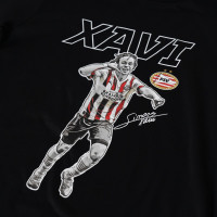 PSV T-shirt Xavi Kids Zwart