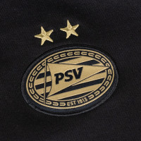 PSV ½ Zip Hoodie Logo Kids Zwart-Goud