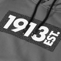 1913 Dames Hooded Sweater Grijs Block