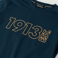 1913 T-shirt Donkerblauw Outline Peach