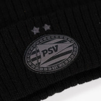 PSV Beanie Zwart Logo Zwart JR