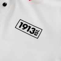 1913 Polo Wit Logo Zwart-Rood