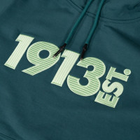1913 Hooded Sweater Groen Logo Lines
