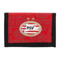 PSV Portemonnee All Over zwart-rood