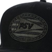 PSV Cap Flatpeak Logo Black JR