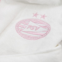PSV Badjas Baby wit/roze
