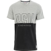 PSV T-shirt Letters Kids donkergrijs-grijs