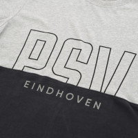 PSV T-shirt Letters donkergrijs-grijs