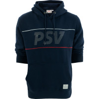 PSV Hooded Sweater Letters d.blauw